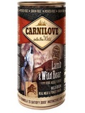 CARNILOVE Wild Meat Lamb & Wild Boar konzerva s jehnm a kanm masem a s lesnm ovocem, 400g