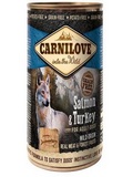 CARNILOVE Wild Meat Salmon & Turkey konzerva s lososm a krocanm masem a lesnm ovoce, 400g