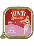 RINTI DOG Gold Mini vanika pro mal plemena, kachna+drube, 100g