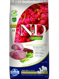 N&D GF Quinoa DOG Weight Management Lamb & Broccoli  pro udren ideln hmotnosti, s jehnm a brokolic, BEZ OBILOVIN, 7 kg