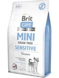 BRIT CARE Dog Mini Grain Free Sensitive  pro citliv psy malch plemen, s jelenem, bez obilovin, 2kg