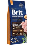 BRIT Premium by Nature Senior S+M - pro star psy (nad 7let) malch a stednch plemen (1-25kg), kuec, 1kg