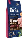 BRIT Premium by Nature Junior L  pro mlad psy (1-24 msc) velkch plemen (25-45kg), kuec, 3kg
