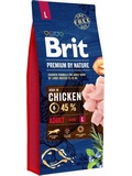 BRIT Premium by Nature Adult L  pro dospl psy velkch plemen (25-45kg), kuec, 8kg