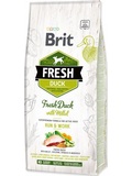 BRIT Dog Fresh Duck & Millet Active Run & Work  pro aktivn psy s vysokou zt, s kachnou a prosem, 2,5kg