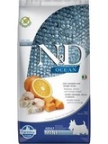 N&D OCEAN DOG LG Adult Mini Codfish & Orange  pro dospl psy malch plemen, s treskou a pomeranem, NZK OBSAH OBILOVIN, 7kg