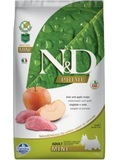 N&D PRIME DOG Adult Mini Boar & Apple  pro dospl psy malch plemen, s divokem a jablkem, BEZ OBILOVIN, 800g