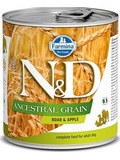 N&D DOG LOW GRAIN Adult Boar & Apple  - konzerva pro psy, s divokem a jablkem, 285g 