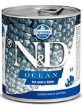 N&D DOG OCEAN Adult Codfish & Squid - konzerva pro psy, s treskou a olihn, 285g