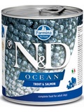 N&D DOG OCEAN Adult Trout & Salmon - konzerva pro psy, se pstruhem a lososem, 285g