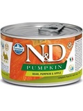 N&D DOG PUMPKIN Adult Boar & Apple Mini - konzerva pro psy malch plemen, s divokem, dn a jablkem, 140g