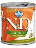 N&D DOG PUMPKIN Adult Duck & Pumpkin - konzerva pro psy, s kachnou a dn, 285g