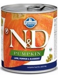 N&D DOG PUMPKIN Adult Lamb & Blueberry - konzerva pro psy, s jehntem, dn a borvkami, 285g