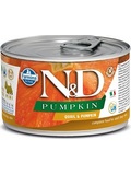 N&D DOG PUMPKIN Adult Quail & Pumpkin Mini - konzerva pro psy malch plemen, s kepelkou a dn, 140g