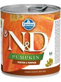 N&D DOG PUMPKIN Adult Venison & Pumpkin - konzerva pro psy, se zvinou a dn, 285g
