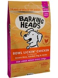 BARKING HEADS Bowl Lickin Chicken (Large Breed)  pro dospl psy velkch plemen, s kuecm masem, 12kg