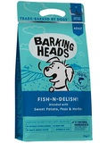 BARKING HEADS Fish-n-Delish NEW  pro dospl psy, s rybm masem (losos, pstruh), BEZ OBILOVIN, 2kg