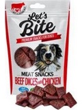 BRIT Let's Bite Meat Snacks Beef Dices & Chicken - hovz tvereky s kuecm, 80g
