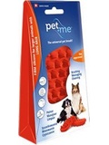 PET and ME kartáč pro psy s dlouhou srstí, červený