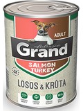 GRAND konzerva deluxe 100% losos a krta, 400g