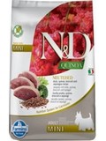 N&D Quinoa DOG Neutered Adult Mini Duck&Broccoli - pro dospl kastrovan psy malch plemen, s kachnou, brokolic a chestem, BEZ OBILOVIN, 800g