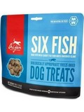 ORIJEN Dog pochoutka F-D Six Fish Treats z erstvho platse, sardinky, okounka  a makrely, mrazem suen, 92g