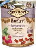 CARNILOVE Dog Crunchy Snack Mackerel&Raspberries  kostiky z masa z makrely a malin, 200g