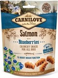 CARNILOVE Dog Crunchy Snack Salmon&Blueberries  kostiky z masa z lososa a borvek, 200g