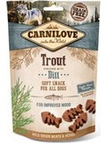 CARNILOVE Dog Semi Moist Trout&Dill  polomkk pamlsky z masa z pstruha a kopru, 200g