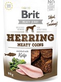 BRIT Jerky Herring Meaty Coins - masov penzky ze sled a kuete, 80g