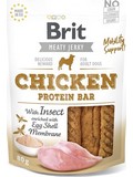 BRIT Jerky Chicken with Insect Protein Bar  proteinov tyinka s hmyzem a kuetem, 80g