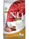 N&D Quinoa DOG Skin & Coat Quail & Coconut Mini - pro dospl psy malch plemen, s kepelkou, quinoa, kokosem a kurkumou, BEZ OBILOVIN, 2,5kg 