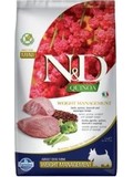 N&D Quinoa DOG Weight Mnmgnt Lamb &Broccoli Mini - pro dospl psy malch plemen, s jehnm, quinoa, brokolic a chestem, BEZ OBILOVIN, 800g 