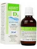 Aquavit D3 vitamin. ppravek s obsahem vitam. D3, 50ml