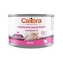 CALIBRA Cat Kitten  konzerva pro koata, Kue a kuec srdka, 200g