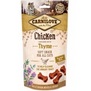 CARNILOVE Cat Semi Moist Snack Chicken&Thyme – poloměkký pamlsek s kuřetem a tymiánem pro podporu zdraví močových cest, 50g