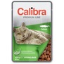 CALIBRA Premium Sterilised Salmon  kapsiky pro kastrovan koky, s lososem v omce, 100g