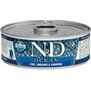 N&D CAT OCEAN Kitten Tuna & Codfish & Shrimp & Pumpkin  konzerva pro koata a bez nebo kojc koky, s tukem, treskou, krevetami a dn, 80g
