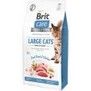 BRIT CARE Cat GF Large cats Power&Vitality – pro dospělé kočky velkých plemen, s kachním a kuřecím masem, 2kg