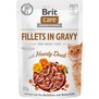 BRIT Care Cat Fillets in Gravy Hearty Duck - filetky ve v s kachnm masem pro dospl koky , 85g