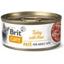 BRIT Care Cat konzerva Paté Turkey&Ham - krůtí paté se šunkou, 70g