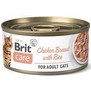 BRIT Care Cat konzerva Fillets Breast&Rice - kuřecí prsa s rýží, 70g