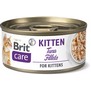 BRIT Care Cat konzerva Fillets Kitten Tuna - filetky z tuňáka pro koťata, 70g