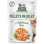 BRIT CARE Cat Fillets in Jelly with Wholesome Tuna - filetky v želé s kuřecím a tuňákem, 85g 