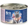 BRIT Premium Cat by Nature Chicken&Hearts  masov pat s kuecm masem a srdky, 200g