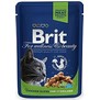 BRIT Premium Cat Chicken Slices for Steril  kapsika pro kastrovan koky, kuec, 100g 