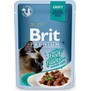 BRIT Premium Cat D Fillets in Gravy With Beef  kapsiky pro koky ve v, s hovzm, 85g