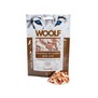 Pochoutka pro psy WOOLF Rabbit and Cod Triangle (trojhelnky z krliho masa a tresky), 100g