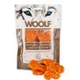 Pochoutka pro psy WOOLF large chicken, pumpkin, oats bone (kosti z kuete, dn a ovsa), 100g