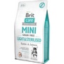 BRIT CARE Dog Mini Grain Free Light & Sterilised  pro psy s nadvhou nebo po kastraci, s krlkem, bez obilovin, 2kg